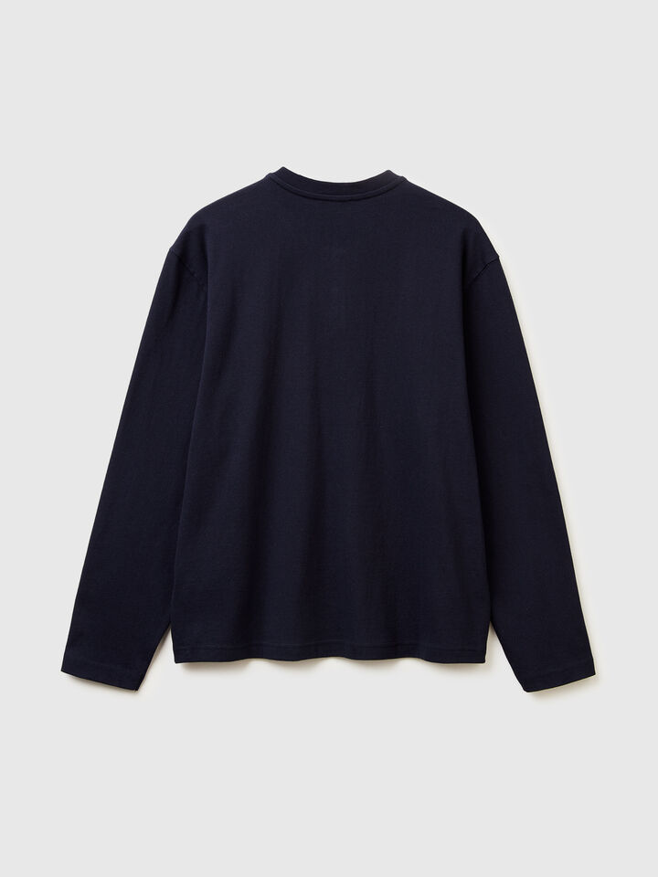 ROUND NECK SWEATL/S Men image number 6